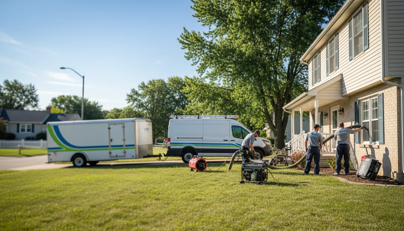 Flooded Basement Restoration And Cleanup With Repair in Jacksonville, MO near me